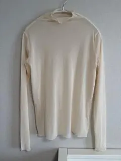 シースルーシャツ アイボリー 長袖 F