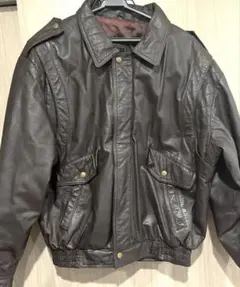 DHOMME TYPE G-36D 短丈　レザージャケット 本革　ダークブラウン