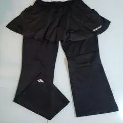 バボラ スカート付きパンツ (一体型)Oサイズ ブラック