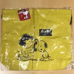 スヌーピー　巾着コットントート