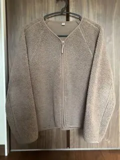 uniqloボアフリースブラウン