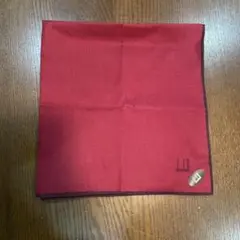 dunhill バーガンディ 大判ハンカチ50センチ