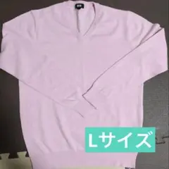 UNIQLO ピンク Vネックセーター Mサイズ