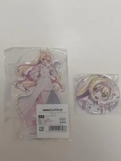 DMM アイカツ　プラネット　ハナ　アクスタ　缶バッジのサムネイル