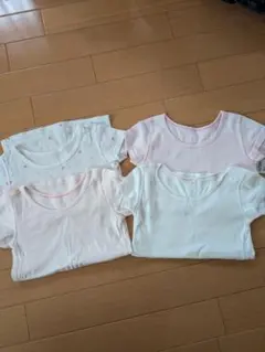 ユニクロ肌着　半袖100サイズ　4枚セット