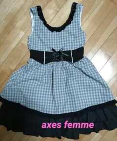 【美品】アクシーズファムキッズ　ワンピ140cm☆