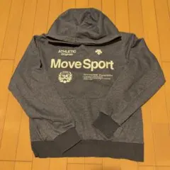 デサント Move Sport ドライスウェットパーカー グレー L