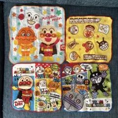 ⭐︎美品4枚セット⭐︎ JR四国 アンパンマン列車オリジナルミニタオル