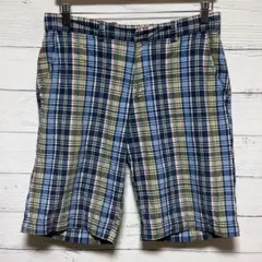あ*ん様 トミーヒルフィガー ショートパンツ ハーフパンツ チェック柄 30イン