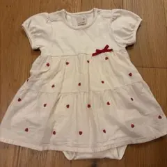♡プティマイン　ロンパース　80