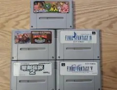 スーパーファミコンソフト★5本組★ジャンク扱い