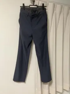 【美品】グリーンレーベルリラクシング　トリコットカノコナローパンツ　ブルー
