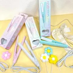 サンキューマート　コンパクトヘアアイロン ホワイト