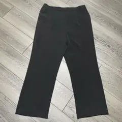 ダークグレー ワイドレッグスラックス Lサイズ