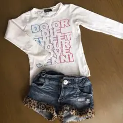 Jenny ロングTシャツ 130㎝・Ziddy ショートパンツ 140㎝