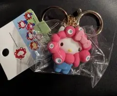 大阪万博　ミャクミャク　サンリオ　ハローキティ　立体マスコットカラーキーホルダー