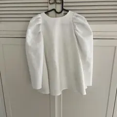 HUIT boupuet ホワイト パフスリーブ トップス ブラウス　M