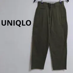 ・UNIQLO INES ユニクロ イネス　チノワイドパンツカーキ
