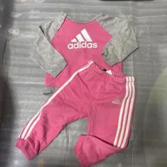 adidas セットアップ ピンク 80cm