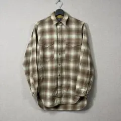 雰囲気抜群 PENDLETON オンブレ ウール 開襟 ボードシャツ Mサイズ