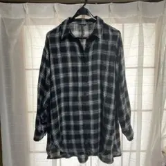 年末セール HK WORKS LONDON 長袖チェックシャツ LL