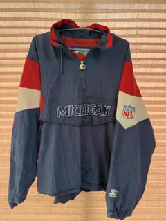 STARTER MICHIGAN NFL ナイロンジャケット　値下げ交渉有のサムネイル
