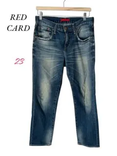 RED CARD ブーツカットデニム ダメージボトムス　23のサムネイル