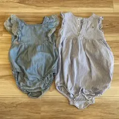 ラルフローレンのロンパースとGAPのロンパースのセット