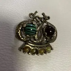 ヴィンテージ風装飾ブローチ