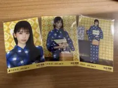 乃木坂46 矢田萌華 浴衣生写真 2026.June-II 3種コンプ - メルカリ