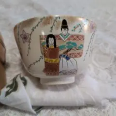 箱有　美品　平安紫雲作 雪笹紋茶碗 3eed068fe7c9a1f4562903de87a88f