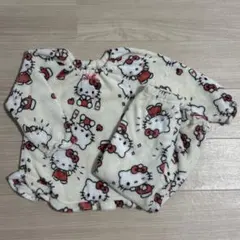 【新品】パジャマ　ルームウェア　キティ　フリース