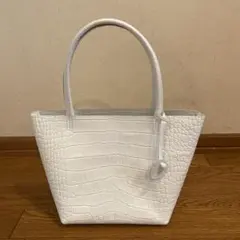 未使用級♡ロダニア イタリアンレザークロコ型押し バンブー 2WAY ヒマラヤ 未使用級♡ロダニア イタリアンレザークロコ型押し バンブー 2WAY