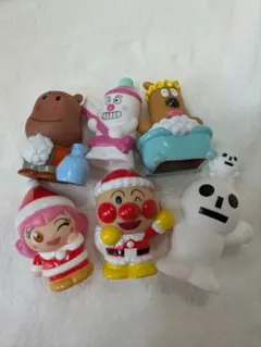 アンパンマン　指人形　ソフビフィギュア