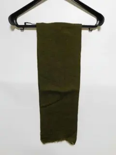 美品 locally muji stole 縮絨ウール カーキ ストール - メルカリ