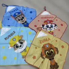 新品　ループタオル　パウパトロール　4枚セット　まとめ売り　幼稚園　保育園