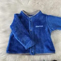 【mont-bell】フリース 90cm ブルー キッズ アウター 美品