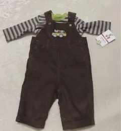【新品】carter's オーバーオール　ロンTセット　ベビー　3ヶ月