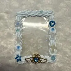 ホイップデコ　水色系♡