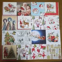 クリスマス ペーパーナプキン (1671) デコパージュ