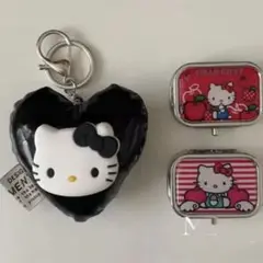 ハローキティ　クッションキーホルダー ハートキーホルダー