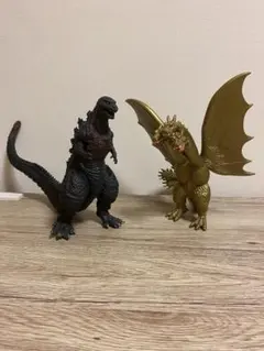 ゴジラ　キングギドラ　ソフビセット