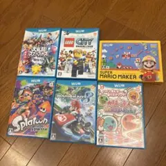 Wii U 人気ソフト6本セット マリオカート・スマブラ他