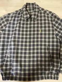 YSLチェック柄 ジップアップ ブルゾンのサムネイル