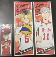 ハイキュー！！　ロングステッカー　ロンステ　音駒　孤爪研磨　灰羽リエーフ