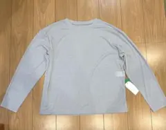 SELECT MOCA スラブシアークルーネック サックスブルーのサムネイル