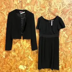 ViVi fleurs フォーマル アンサンブル ワンピース ブラック