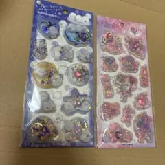 スパンコールパーティー　シール2点　新品未使用未開封
