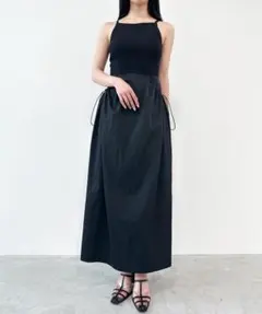 ココディール　COCO DEAL ニットドッキングコクーンワンピース