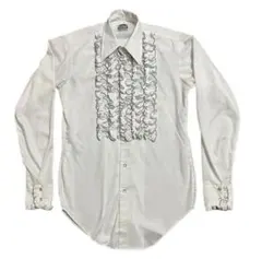 60s 70s Miller フリルシャツ ヴィンテージ　長袖シャツ